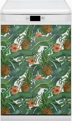 Produktbild von Magnete  Küche Magnetmatte Magnet für Spülmaschine Abwaschbar Nachbildung 45x80 cm  - Tropenananas