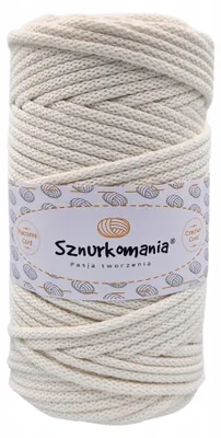 Produktbild von Sznurkomania Baumwollschnur 5mm 100m Makramee Braun