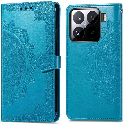Immagine prodotto di Custodia a libro imoshion Mandala Xiaomi 15 - Turchese