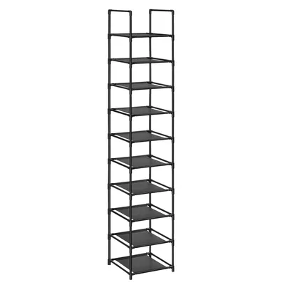 Produktbild von SONGMICS 10 Ebenen Schuhregal, Schuhablage 173 x 33 x 33 cm Schuhschrank