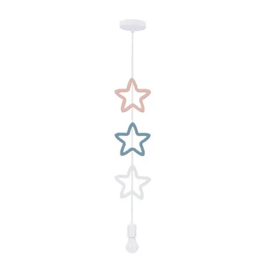 Immagine prodotto di Lampada a sospensione per camera bambini SINGLE 7 - 1xE27, 20W, multicolore