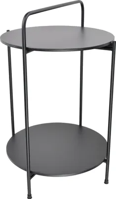 Produktbild von LOFT42 Klappbarer Beistelltisch - Metall - Mattschwarz - 68x45x45