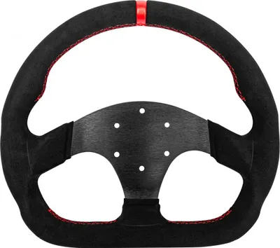 Produktbild von Simagic P-325D Lenkrad Alcantara, 325mm, D-förmiges Design, schwarz