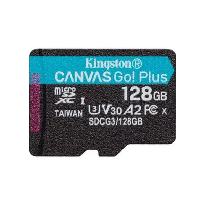 Image de Carte mémoire Microsd Kingston Canvas Go Plus 128 Go