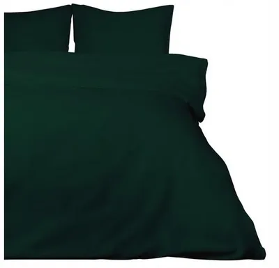 Produktbild von Darymex Baumwolle Bettwäsche Flaschengrün 160x200 cm