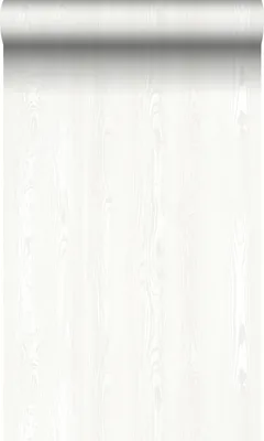 Produktbild von Origin Wallcoverings Tapete Holzoptik Crême-Weiß 53 cm x 10.05 m