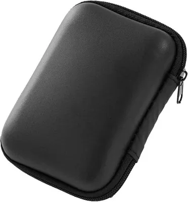 Produktbild von Famanu Aufbewahrungstasche schwarz - universelle Reisetasche für Kabel und Ladegeräte