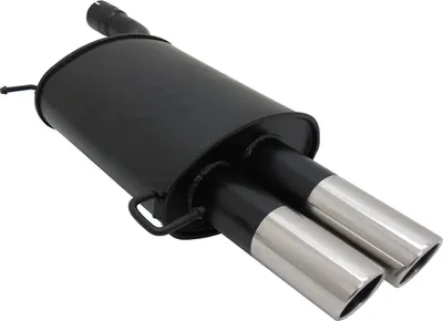 Immagine prodotto di Scarico sportivo Novus per BMW E60 silenziatore posteriore 2x76mm SR design con ABE