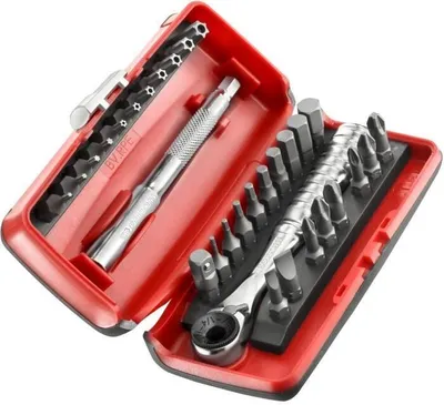 Obrázek produktu pro Sada bitů 1/4'' FACOM R.PEJ31PB, 31dílná, 157x60 mm, 0,445 kg