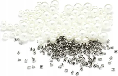 Produktbild von Perlenohrstecker, 200 Stück, 6 mm