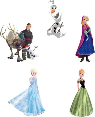 Produktbild von Wanddekoration – Frozen – kleines Set