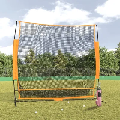 Produktbild von vidaXL Golfová tréningová sieť čierna a oranžová 215x107x216 cm Polyester