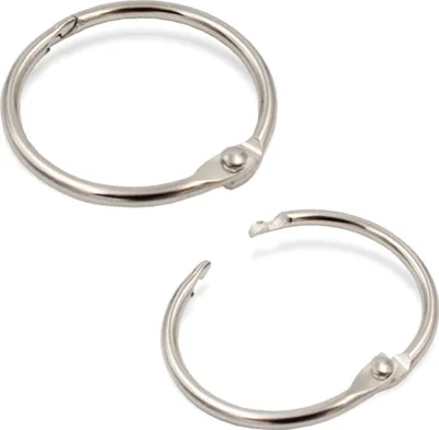 Produktbild von Klapp- Heftring / Schlüsselring aufklappbar | Ø 32 mm | Stahl verzinkt