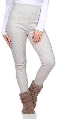 Produktbild von Thermoleggings Damen Nadelstreifen Look Gr. 36-44 weich gefüttertr Haushose