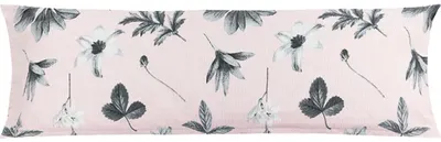 Zdjęcie produktu dla POSZEWKA na poduszkę relaksacyjną KREP - 50x145 cm - szara, różowa