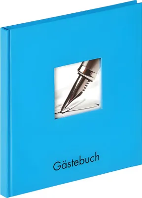 Produktbild von Walther, GB-205-U,Gästebuch Fun, 23x25 cm, oceanblau