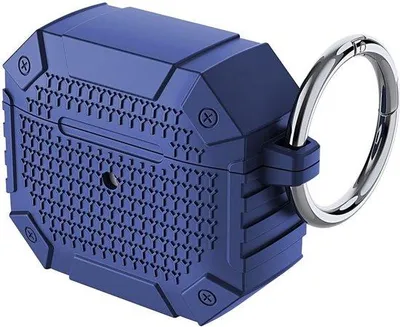 Obrázek produktu pro Ochranné pouzdro z TPU s karabinou, modré, pro AirPods 3