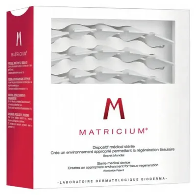 Produktbild von Bioderma Matricium, Tages- & Nachtcreme, Frauen, Gesicht, Feuchtigkeitsspendend, Schutz, Erneuernd, 30 ml, AQUA/WATER/EAU SODIUM CHLORIDE GLUCOSE SODIUM HYALURONATE ALANYL GLUTAMINE DISODIUM PHOSPHATE...
