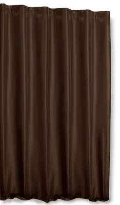 Produktbild von Thermo Vorhang braun Kräuselband Polar Fleece blickdicht extra breit 245x245 cm