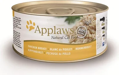 Image de Applaws Cat boîte poitrine de poulet 70gx24