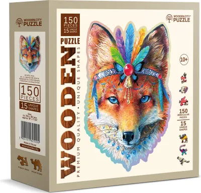 Immagine prodotto di WOODEN CITY Puzzle in legno Volpe mistica 150 pezzi