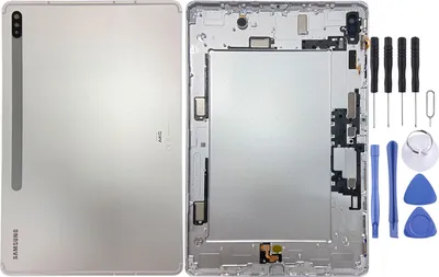 Image de Couvercle de batterie Samsung pour Galaxy Tab S7 Plus 5G GH82-23279B, argent