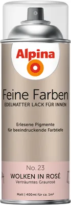 Produktbild von Alpina Feine Farben Sprühlack No. 23 Wolken in Rosé - graurosé 400 ml