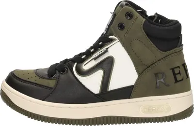 Image de Replay Epic JR Mid Boy 4  Sneakers Hoog - Groen - Maat 38