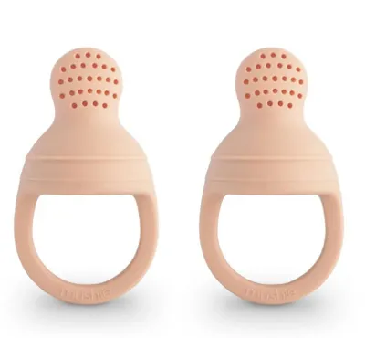 Produktbild von Mushie Obstschnuller - Blush - 2 Stück