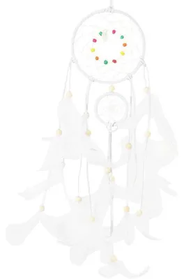 Produktbild von Nachtlicht mit Federn, Wandleuchte, Heimdekoration, Nachttischlampe für Kinderzimmer, Babyzimmer, Wohnzimmer, Geburtstagsgeschenk (Weiß)