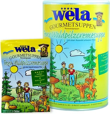 Produktbild von WELA Feine Waldpilzcremesuppe GOURMET für 5,25 l / 21 Teller