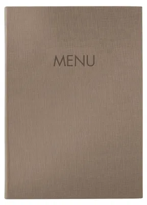 Produktbild von SIGEL SM210 Speisekarten-Mappe, Gummi-Bindung, A4, beige