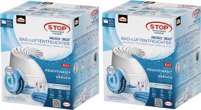 Produktbild von Pattex AERO 360° Luftentfeuchter Nachfüller Tabs Bad 2x1 Gerät Vorratspack