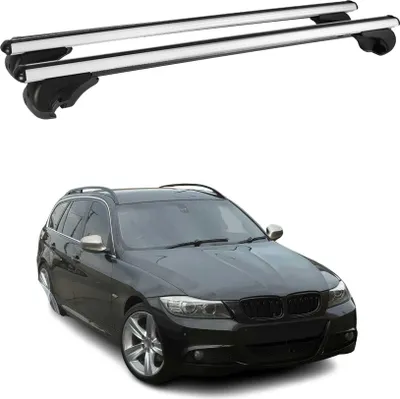 Produktbild von Dachträger Grundtäger für BMW 3er E91 Touring 2004-2012 75kg Alu Silber 2 tlg