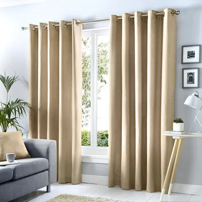 Verdunkelungsvorhänge 229x229 cm, 2 Paneele, 100% Baumwolle, Ösen