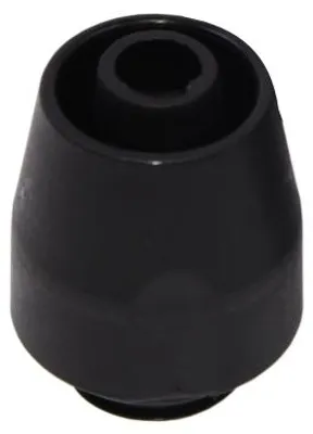 Produktbild von HF Anschraubtülle TPV - 12,7/7,6mm Gerade - Black, Verbindung