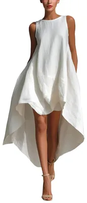Produktbild von Elzusha – Sommerkleid für Damen mit Rüschen, ideal für den Strand