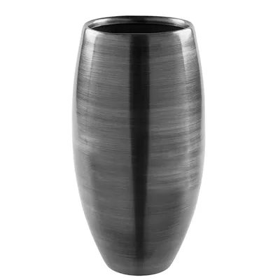 Productafbeelding van Fink AFRICA, vaas, ijzer, antiek grijs, L. 14 cm, B. 14 cm, H. 28 cm, D. 14 cm. Hoogte: 28,00 cm. Breedte: 14,00 cm. Diepte: 14,00 cm. Diameter: 14,00 cm. Artikelnummer: 157118