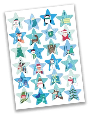 Produktbild von Papierdrachen Adventskalender 2026 Mini Set Nr. 39 mit Klammern, Bastelset