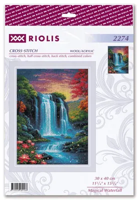 Zählkreuzstich-Set Magische Waterval 29,8 x 40 cm
