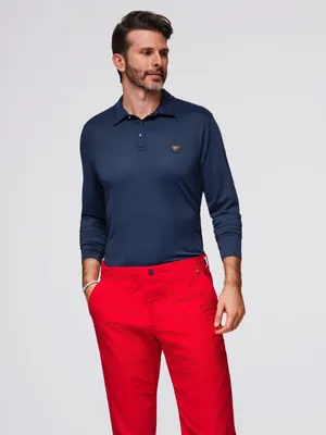 Produktbild von Ombre Clothing Langarm-T-Shirt für Männer Apolosi gewohnheiten L