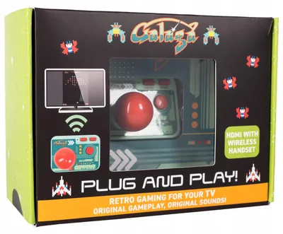 Zdjęcie produktu dla Konsola Gra TV Retro Arcade GALAGA Plug & Play Bezprzewodowa Pad Kontroler / 320162