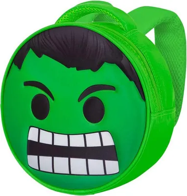 Produktbild von Karactermania Marvel Hulk Emoji Rucksack Grün  Grün One Size
