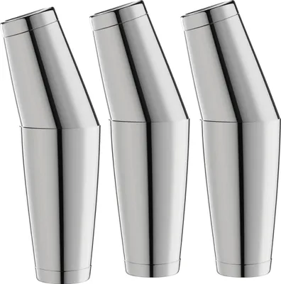 Produktbild von Cocktail Shaker Set - Edelstahl - professionelle Bartools - 3 Stück