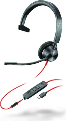 Immagine prodotto di HP 8X218AA Cuffie Cablato a Padiglione Ufficio USB tipo-C Nero