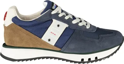 Produktbild von Grauer Herrensportschuh mit Kontrastdetails und Schnürsenkeln