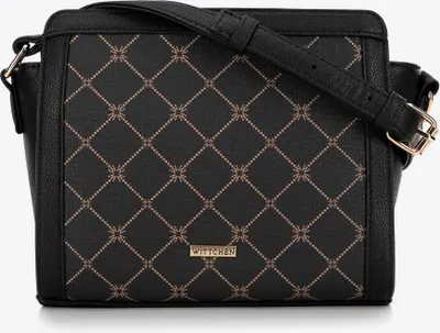 Image de Sac à bandoulière Wittchen pour femme en cuir Monogram noir