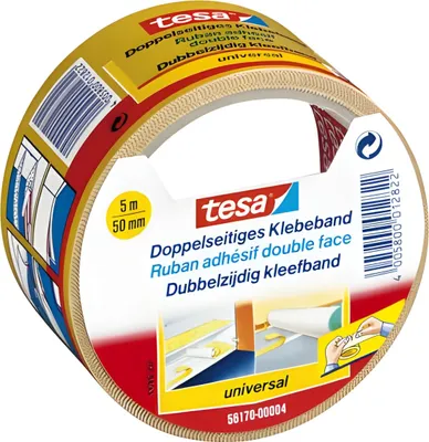 Produktbild von Tesa Doppelseitiges Klebeband - 50 mm x 5 m