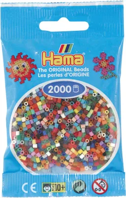 Obrázek produktu pro Hama Beads 501-00, Kreativní souprava pro děti, 10 rok/roky, PVC, Vícebarevný, 2000 kusů