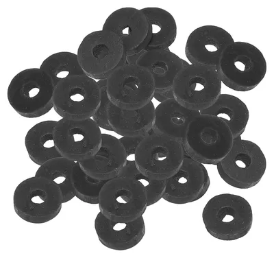 Produktbild von 80 Gummiringe, schwarz, 4 mm Innendurchmesser, 13,8 mm Außendurchmesser, 3 mm dick